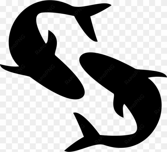 pisces astrological sign symbol of two fishes comments - pisces icon