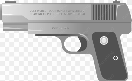 pistol clipart handgun - police gun clip art