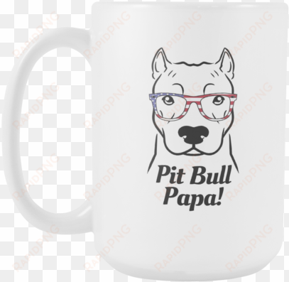 pit bull papa coffee mug - mug