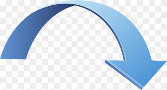 pix for arched arrow png - 3d curved arrow png