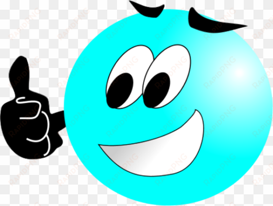 pix for blue smiley face thumbs up - blue smiley thumbs up