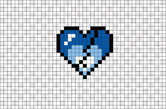 Pixel Art Grid Small transparent png image