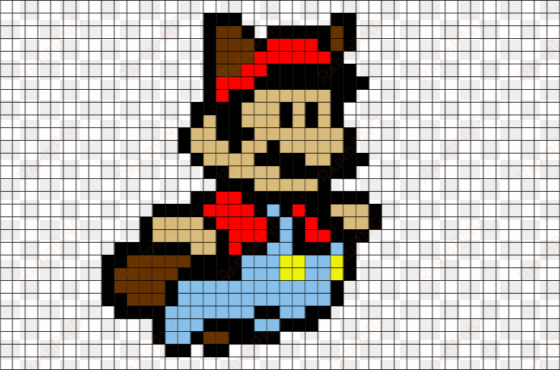 pixel art mario bros