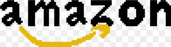 pixelated amazon logo