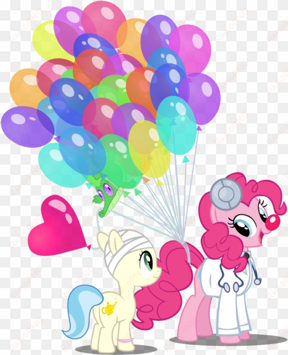 pixelkitties, balloon, bandage, cancer , clown nose, - pinkie pie is a clown