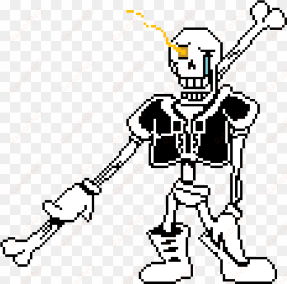 pixilart - disbelief papyrus phase 1