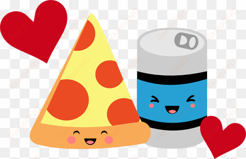 pizza clipart kawaii - beer and pizza png