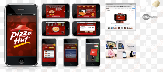 pizza hut mobile device