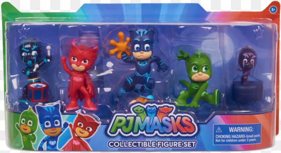 pj masks figure asst-5pk - pj mask collectible figure set