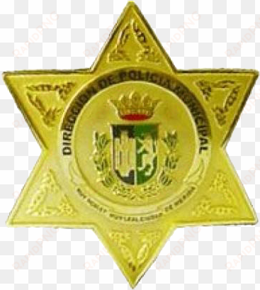 placa policia municipal de merida - badge