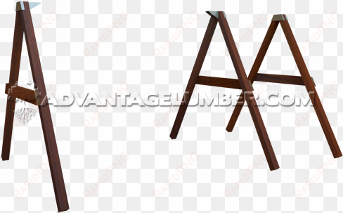 ) place a steel a-frame bracket at the top of a leg - diy a frame swing set plans