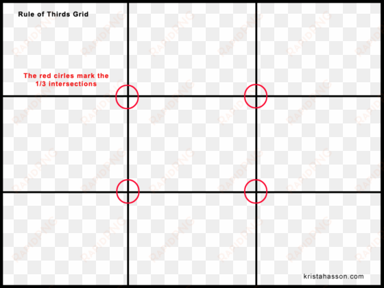 Place Your Center Of Interest In Or Around The Red - Rule Of Thirds transparent png image