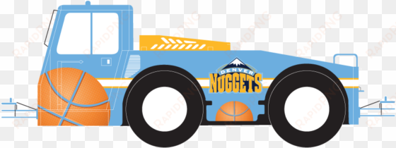 plane tug - denver nuggets