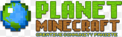 planet minecraft logo transparent background