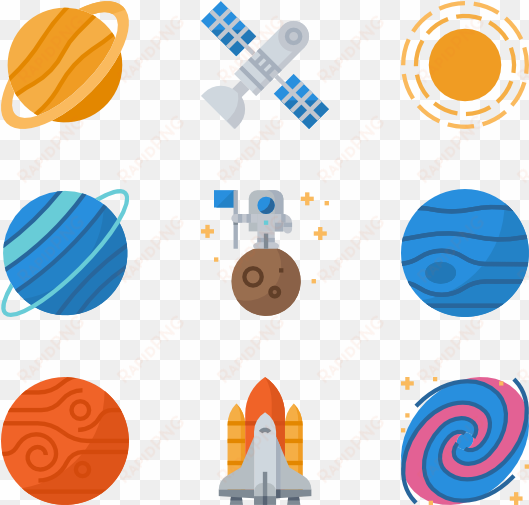 planet vector solar system - icon