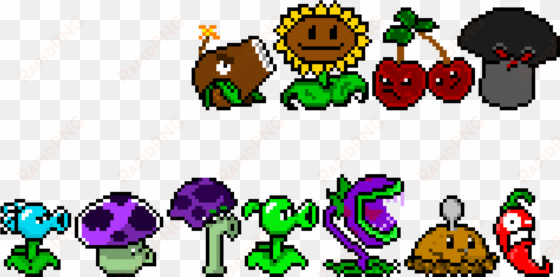 plants vs zombies - plants vs zombies pixel art