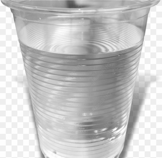 plastic - water in a clear plastic cup