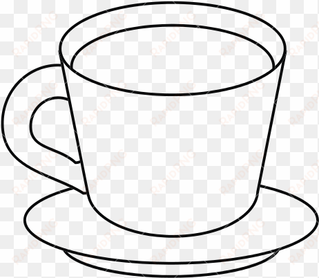 plate clipart plate cup - draw cup and plate