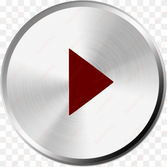 play button red png - play button 3d png