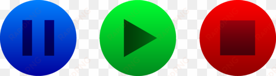 Play Pause Button Png - Play And Stop Button transparent png image