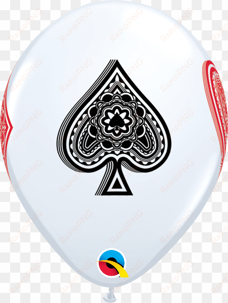 playing card suits balloons - qualatex