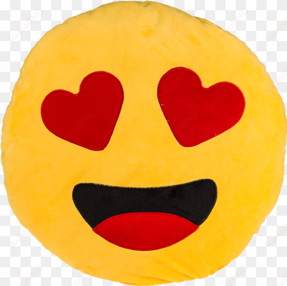 plush pillow emoji heart - polštářek emoji