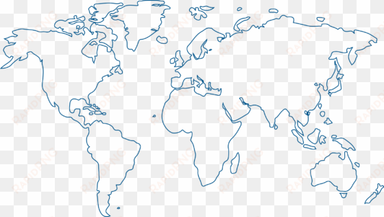 pmi world map outline png - world map coloring page