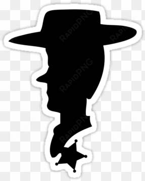 png black and white library silhouette svg toy story - woody toy story silhouette