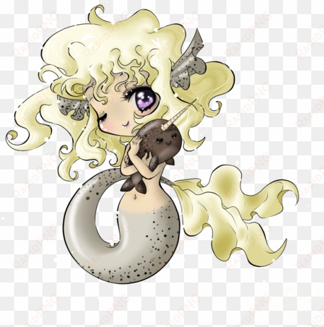 png black and white stock baby tumblr mermaid pinterest - narwhal