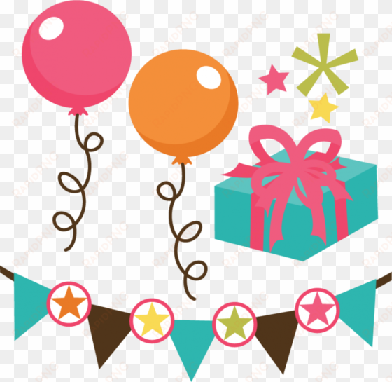 png file set svg files for scrapbooking - happy birthday file png