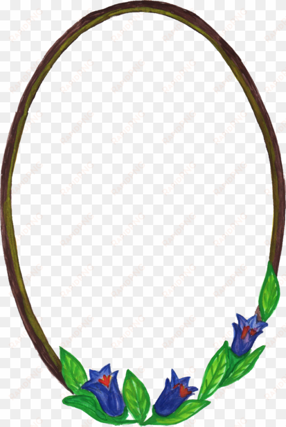 png file size - frame with flower png