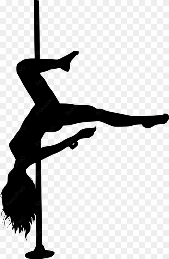 png file size - pole dancer silhouette free