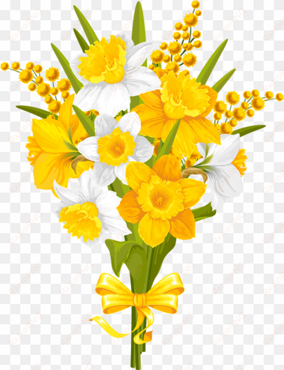 png flowers clip - clipart yellow flower vase