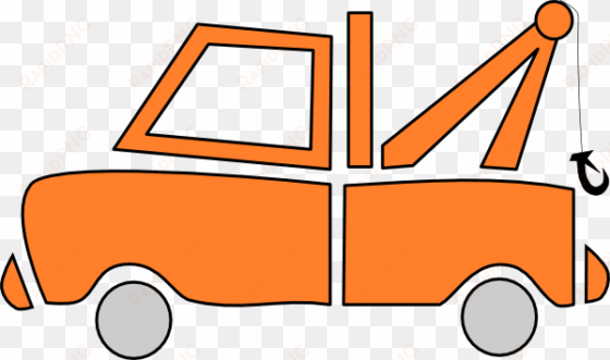 png free library orange truck tow - orange tow truck