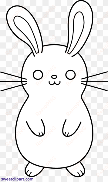 png freeuse download bunny clipart black and white - bunny clipart cute black and white png