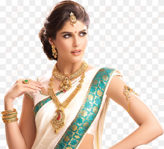 png jewellers ad - gold jewellery model png