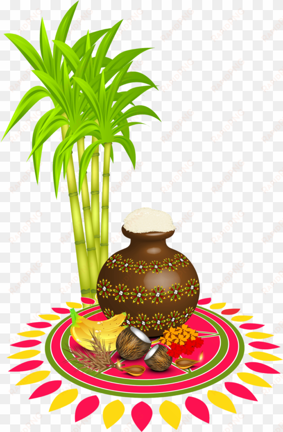 png layered sankranti pot free downloads for sankranti - pongal pot vector