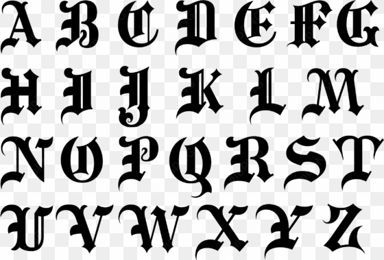 Png Library Library Goth Letters Related Keywords - Goth Letters transparent png image
