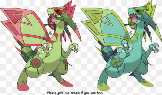 png - mega flygon fan art