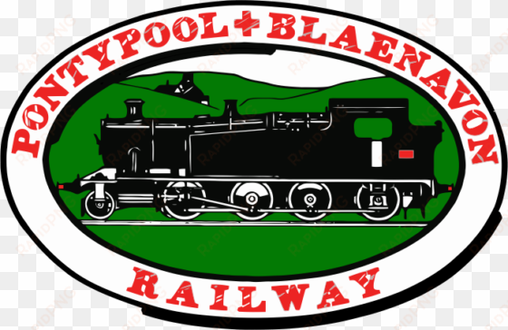 png pbr file - pontypool and blaenavon railway logo