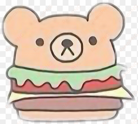 png royalty free library drawing kawaii food - cute hamburger drawing