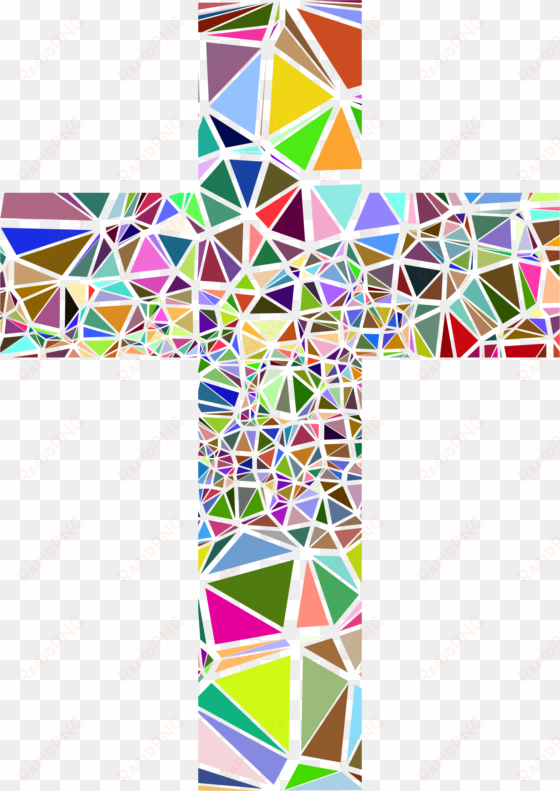 png royalty free low poly cross big image png - crosses with no background