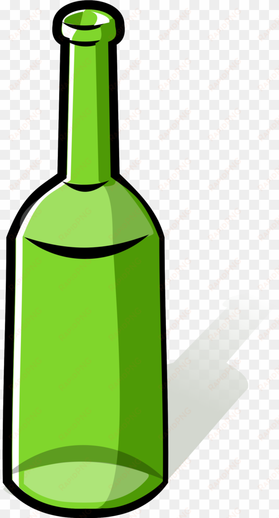 png royalty free stock green bottle big image png - glass bottle clip art