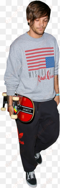 png, transparent, and louis tomlinson image - gun