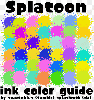 png transparent stock color guide by splashmob on deviantart - splatoon ink colors