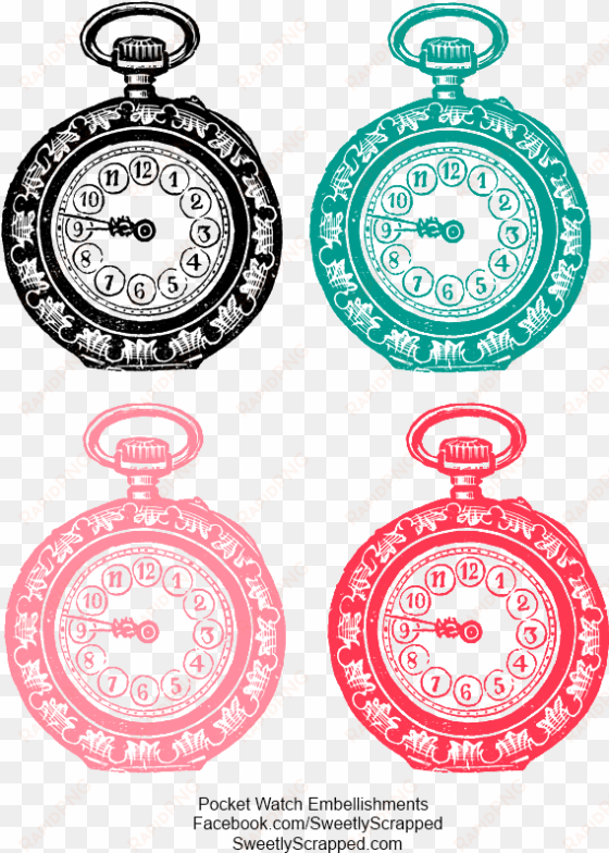 pocketwatches - free printable mad hatter