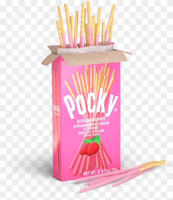 pocky - strawberry flavor - pocky biscuit stick 5 flavor variety pack (pack of