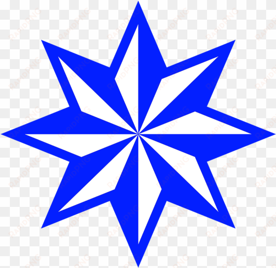 pointed star orange blue clipart stars png png clipart - red 8 point star