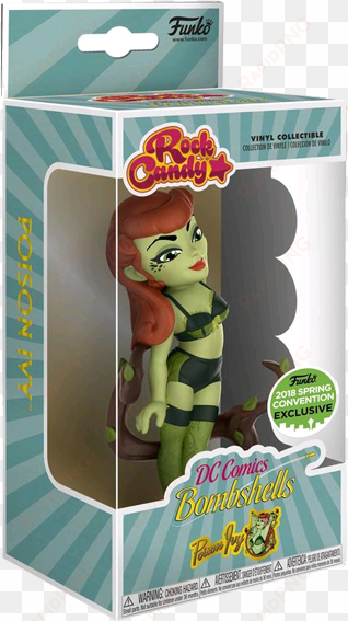 poison ivy eccc 2018 us exclusive rock candy - dc bombshells rock candy