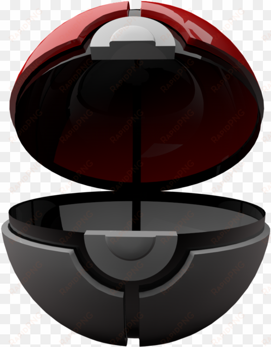 pokeball open png - rendering